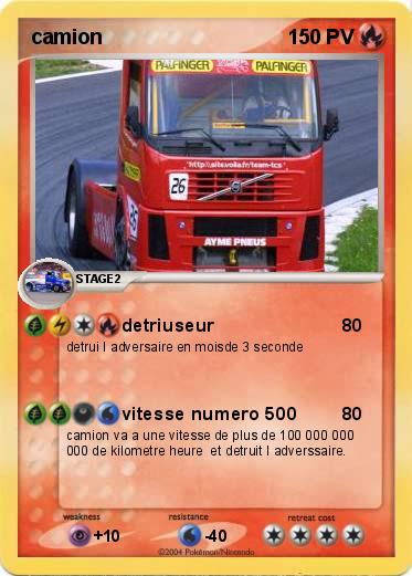Pokemon camion