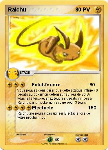 Pokemon Raichu