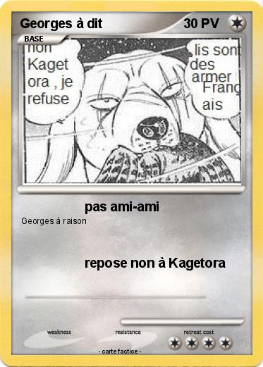 Pokemon Georges à dit