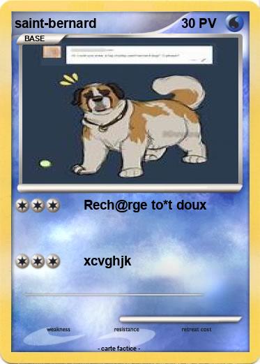 Pokemon saint-bernard