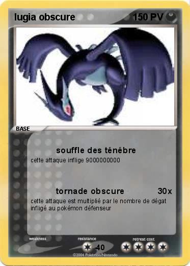 Pokemon lugia obscure