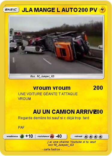 Pokemon JLA MANGE L AUTO