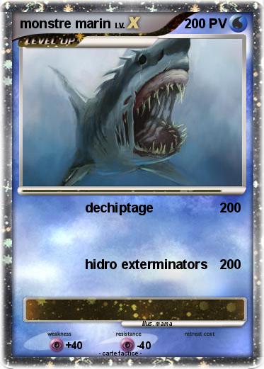 Pokemon monstre marin