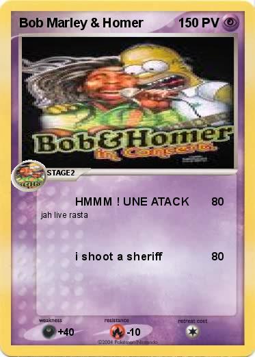 Pokemon Bob Marley & Homer