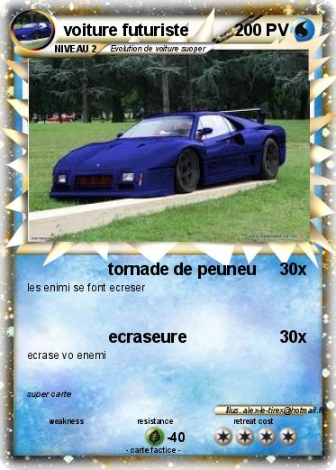Pokemon voiture futuriste