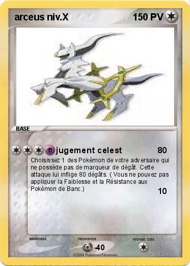 Pokemon arceus niv.X