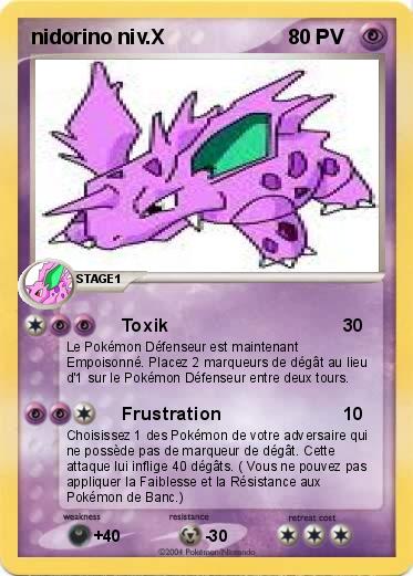 Pokemon nidorino niv.X