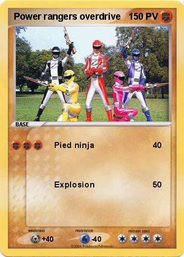 Pokemon Power rangers overdrive