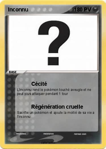 Pokemon Inconnu