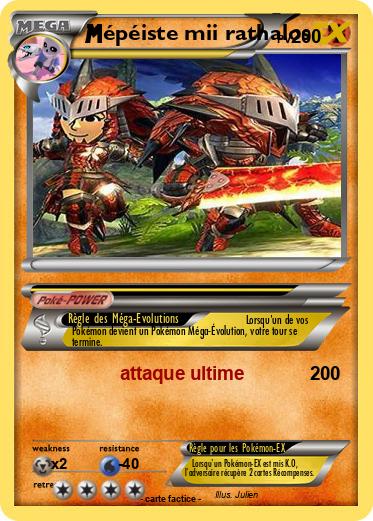 Pokemon épéiste mii rathalos