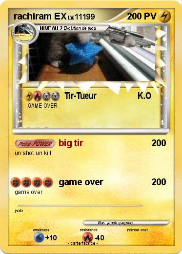 Pokemon rachiram EX