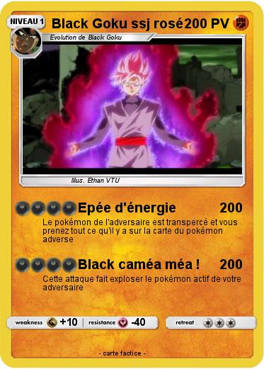 Pokemon Black Goku ssj rosé