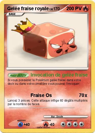 Pokemon Gelée fraise royale