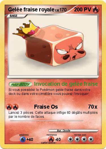 Pokemon Gelée fraise royale