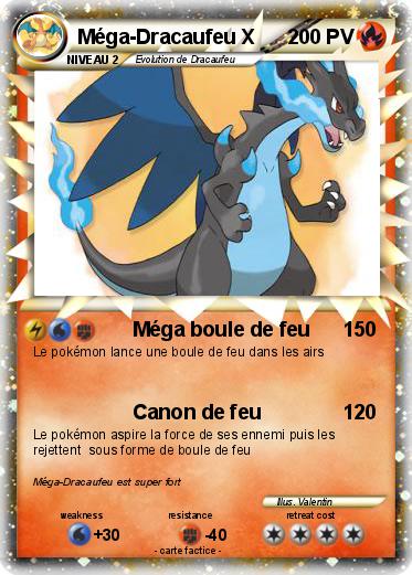 Pokemon Méga-Dracaufeu X