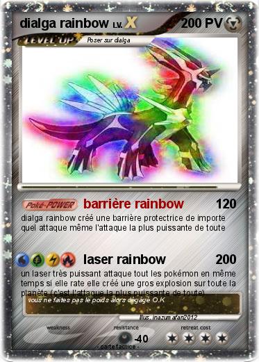 Pokemon dialga rainbow