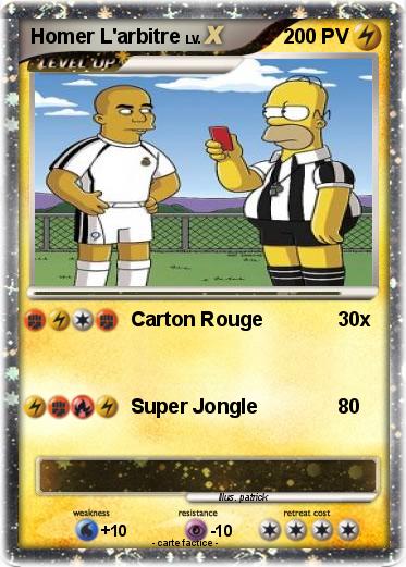 Pokemon Homer L'arbitre
