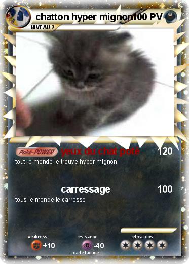 Pokemon chatton hyper mignon