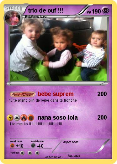 Pokemon trio de ouf !!!