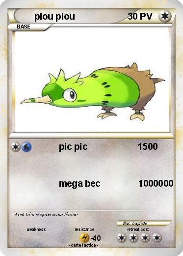Pokemon piou piou