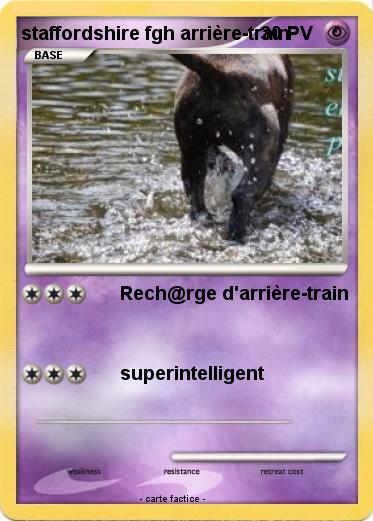 Pokemon staffordshire fgh arrière-train