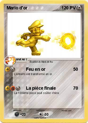 Pokemon Mario d'or