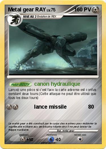 Pokemon Metal gear RAY