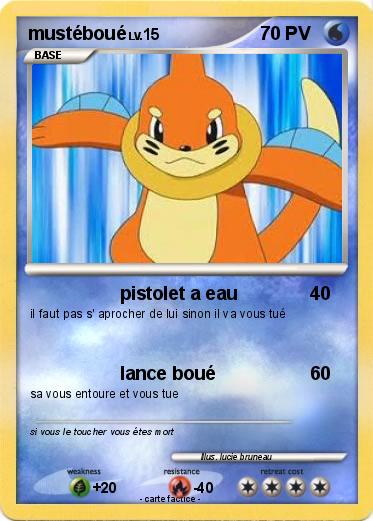 Pokemon mustéboué