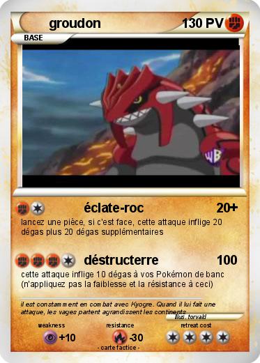 Pokemon groudon