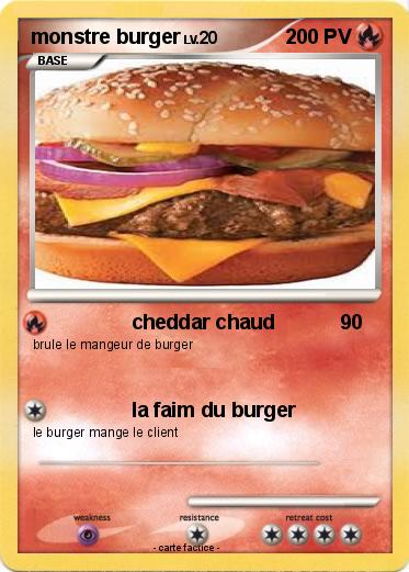 Pokemon monstre burger