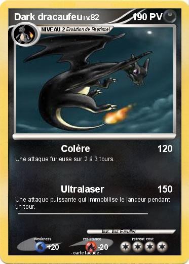 Pokemon Dark dracaufeu