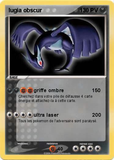 Pokemon lugia obscur                          