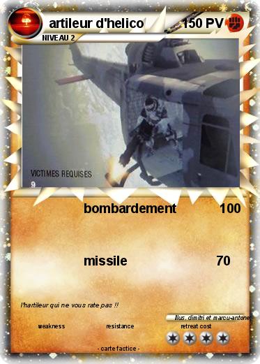 Pokemon artileur d'helico