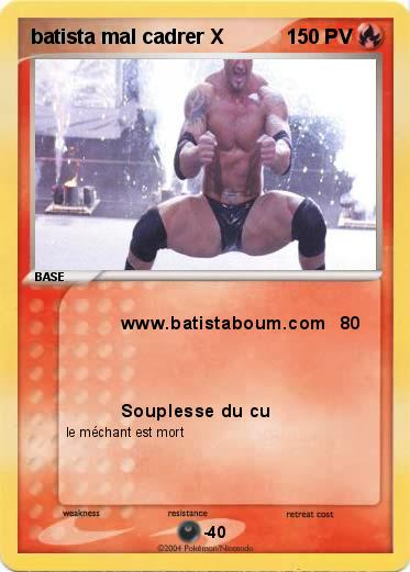 Pokemon batista mal cadrer X