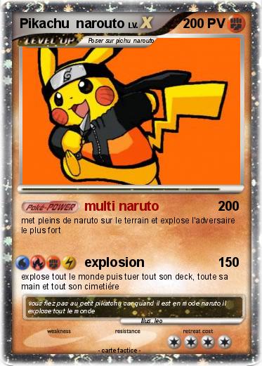 Pokemon Pikachu  narouto