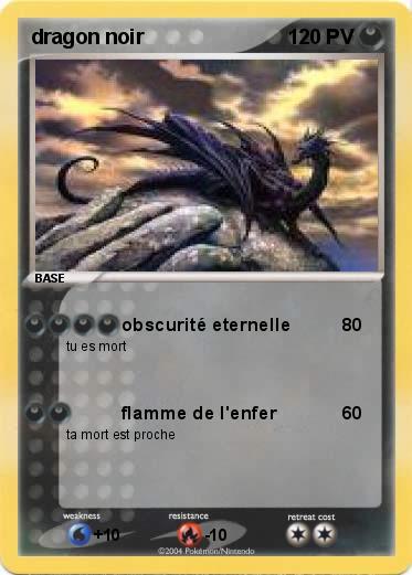 Pokemon dragon noir