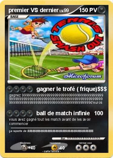Pokemon premier VS dernier