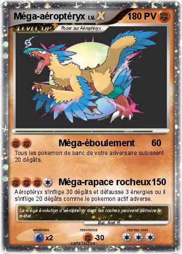 Pokemon Méga-aéroptéryx