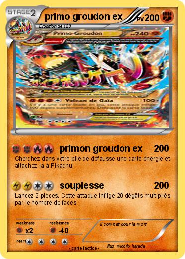 Pokemon primo groudon ex
