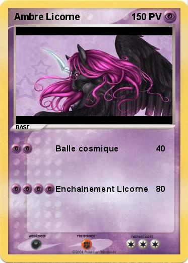 Pokemon Ambre Licorne