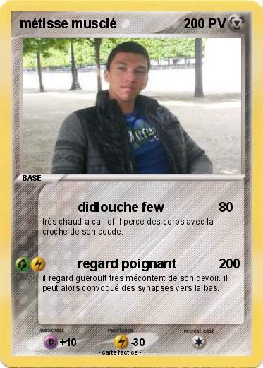 Pokemon métisse musclé