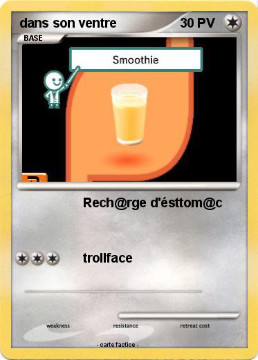 Pokemon dans son ventre