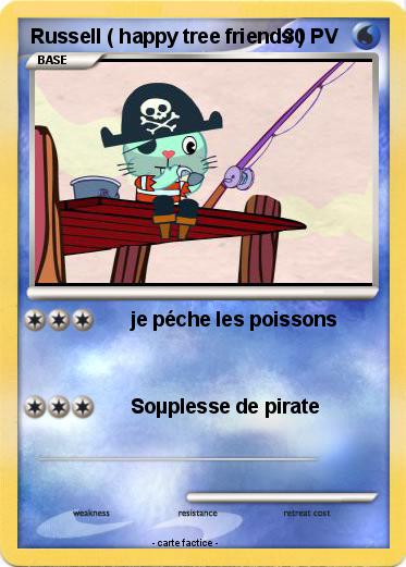 Pokemon Russell ( happy tree friends )