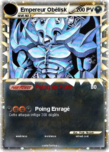 Pokemon Empereur Obélisk