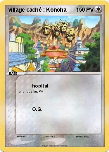 Pokemon village caché : Konoha