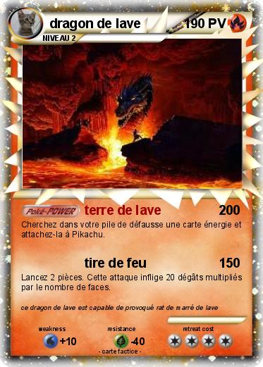 Pokemon dragon de lave