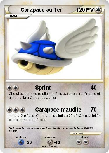 Pokemon Carapace au 1er