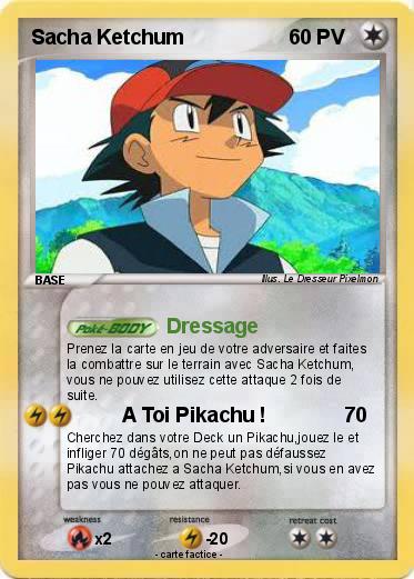 Pokemon Sacha Ketchum