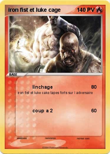 Pokemon iron fist et luke cage