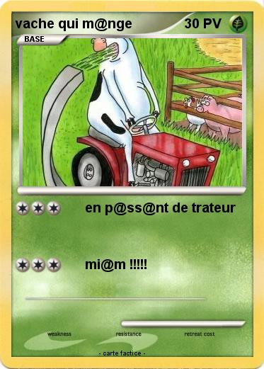 Pokemon vache qui m@nge